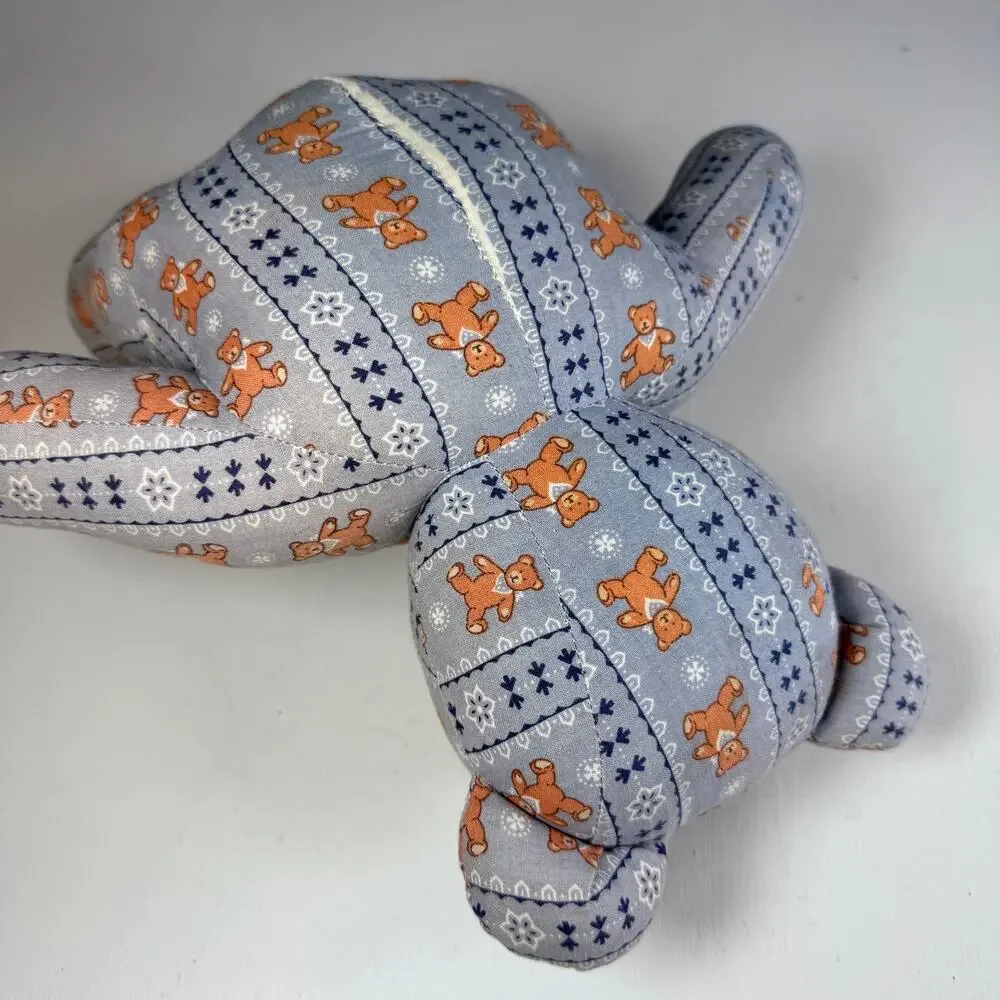 Vintage Handmade Memory Bear Custom Keepsake Teddy Bear from Loved Ones Clothes